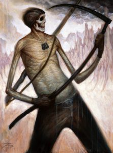Chet Zar - Death Playing Air Guitar On A Scythe
