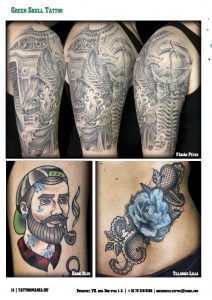Green Skull Tattoo - Tattoo Galéria Magazin 29.
